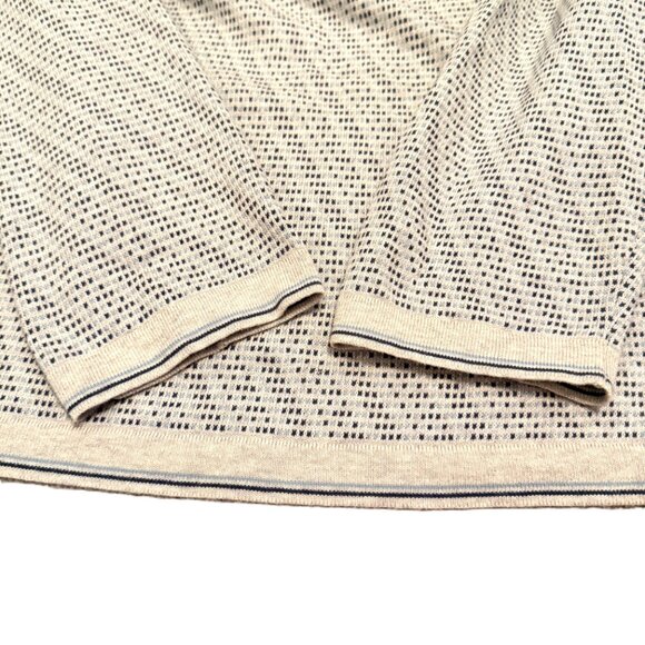 Ermenegildo Zegna Cotton Light Blue Grey Crew Neck Sweater Mens 54/XL ITALY - Picture 6 of 9